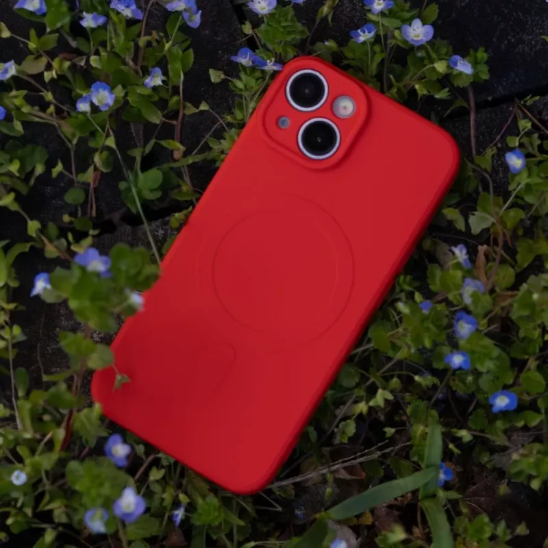 iLike Simple Color Mag Case für Samsung Galaxy A57 5G Rot