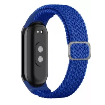 iLike Universal Mi Band 8 Armband Geflochtenes Stoffband Blau