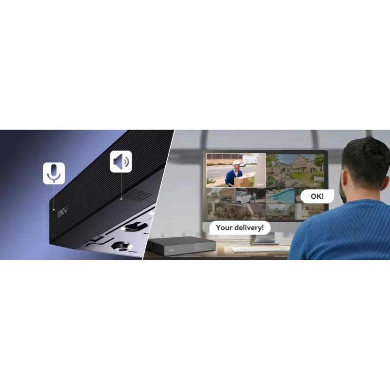 Imou NVR-N118-8P-8A0E-P 18-Kanal 8-PoE 4K Netzwerk-Videorekorder