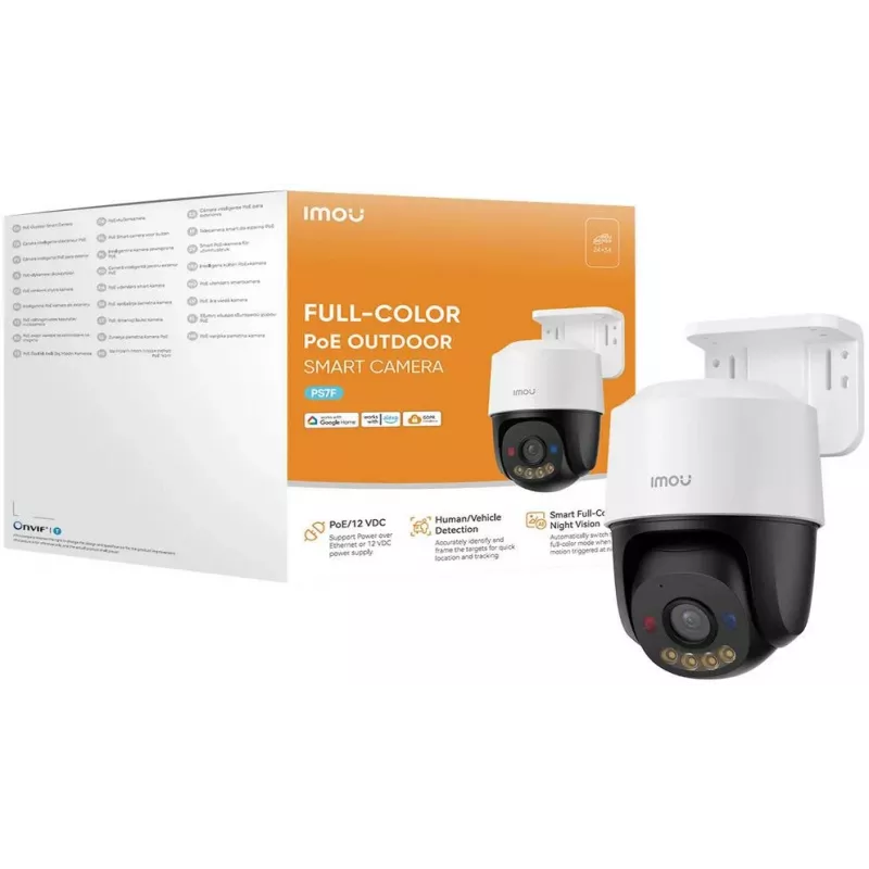 IMOU PS7FP-8X0 8MP 4K PoE Schwenk-/Neige-IP-Kamera, IP67, 30 m Nachtsicht, Zwei-Wege-Audio
