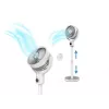 INCA IAF-01B Standventilator mit Akku, BLDC-Motor, 5 Geschwindigkeiten, LED-Anzeige, Weiß