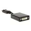 InLine DisplayPort-Adapterkabel, DisplayPort Stecker auf DVI-D 24+5 Buchse, Schwarz, 0,2m
