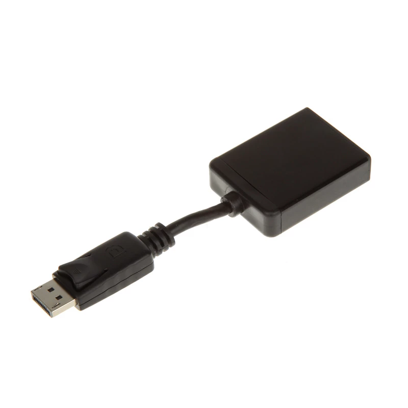 InLine DisplayPort-Adapterkabel, DisplayPort Stecker auf DVI-D 24+5 Buchse, Schwarz, 0,2m