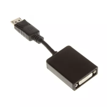 InLine DisplayPort-Adapterkabel, DisplayPort Stecker auf DVI-D 24+5 Buchse, Schwarz, 0,2m