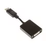 InLine DisplayPort-Adapterkabel, DisplayPort Stecker auf DVI-D 24+5 Buchse, Schwarz, 0,2m
