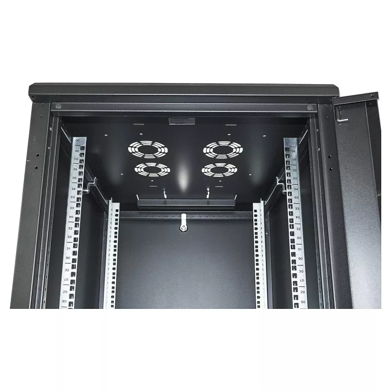 Intellinet 36U 19-Zoll Netzwerkschrank 800x800mm Schwarz unmontiert