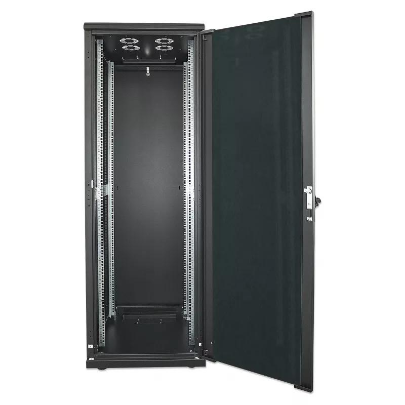 Intellinet Netzwerkschrank 32U 800x800mm Schwarz, montiert (Frachtversand)