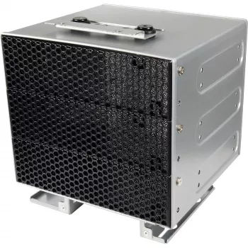 Inter-Tech IPC Montagehalterung ER-47045-2 - 3,5 Zoll auf Dual 2,5 Zoll SSD/HDD, Schwarz