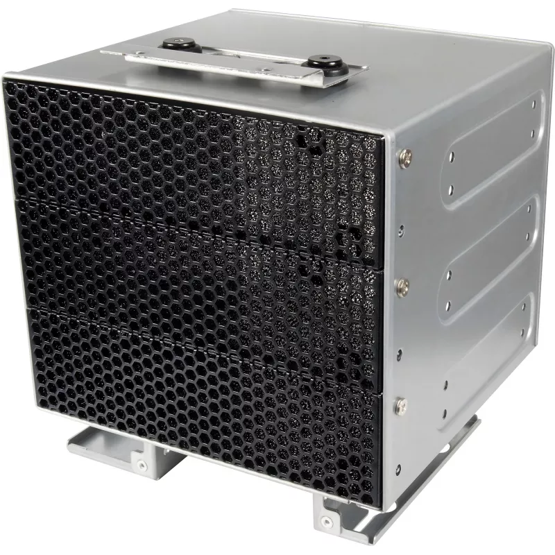 Inter-Tech IPC Montagehalterung ER-47045-2 - 3,5 Zoll auf Dual 2,5 Zoll SSD/HDD, Schwarz
