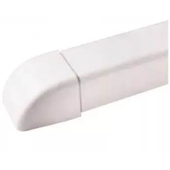 IVENSIS IPEP60 Kabelkanal-Endkappe Weiß 60 mm PVC Snap-On