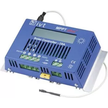 IVT Solar-Laderegler 12V/24V 20A MPPTplus 20A mit LCD-Anzeige 200036