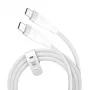 J5CREATE USB-C 60W Ultra Soft Double-Braided Fast Charging Cable - Space Grey, 1,2m
