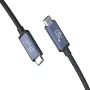 J5create USB4 40Gbps 240W USB Type-C Kabel (0,8 m, Schwarz)