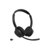 Jabra Evolve3 45 UC Stereo-Headset, Link 390c, Ladestation, Schwarz