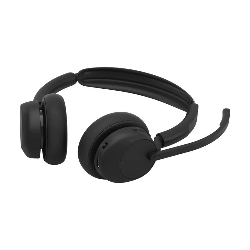 Jabra Evolve3 45 UC Stereo-Headset, Link 390c, Ladestation, Schwarz