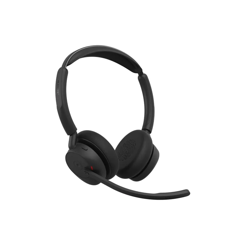 Jabra Evolve3 45 MS Stereo-Headset, Link 390c, Ladestation, Schwarz