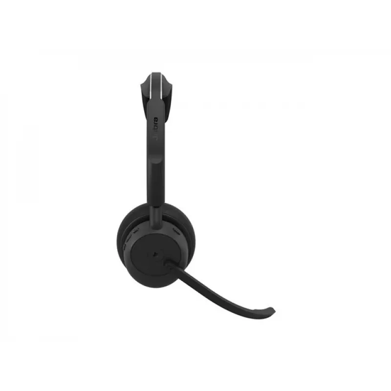 Jabra Evolve3 45 MS Stereo-Headset, Link 390c, Ladestation, Schwarz