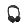 Jabra Evolve3 65 Flex UC Headset, Link 390c, Wireless Charging Pad, Schwarz
