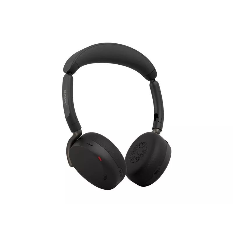 Jabra Evolve3 65 Flex Kabelloses Bluetooth-Headset mit Jabra Link 390a USB-A-Adapter, UC-zertifiziert, Aktive Geräuschunterdrückung, Schwarz