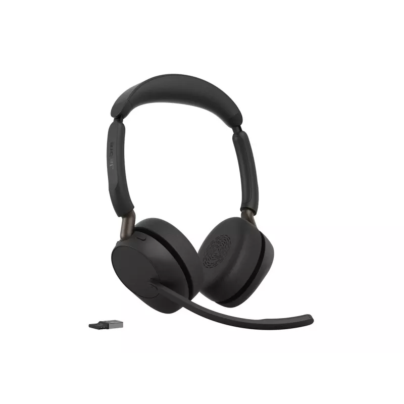 Jabra Evolve3 65 Stereo-Headset mit Link 390a UC-Standfuß