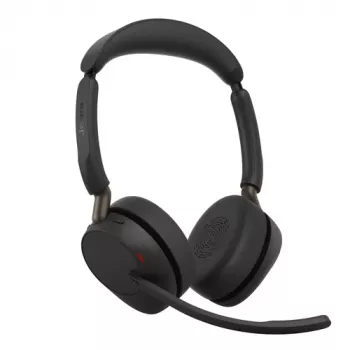 Jabra Evolve3 65 UC Stereo-Headset, Link 390c, Schwarz