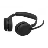Jabra Evolve3 65 MS Stereo Wireless-Headset mit Link 390c, Schwarz