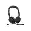 Jabra Evolve3 65 MS Stereo Wireless-Headset mit Link 390c, Schwarz