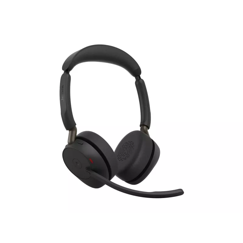 Jabra Evolve3 65 MS Stereo Wireless-Headset mit Link 390c, Schwarz