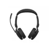 Jabra Evolve3 65 UC Stereo-Headset, Link 390c, Ladestation, Schwarz