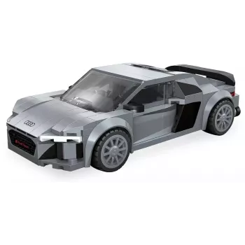 Jamara CaDA Audi R8 Coupé 1:24 Bausteine, grau, 8+
