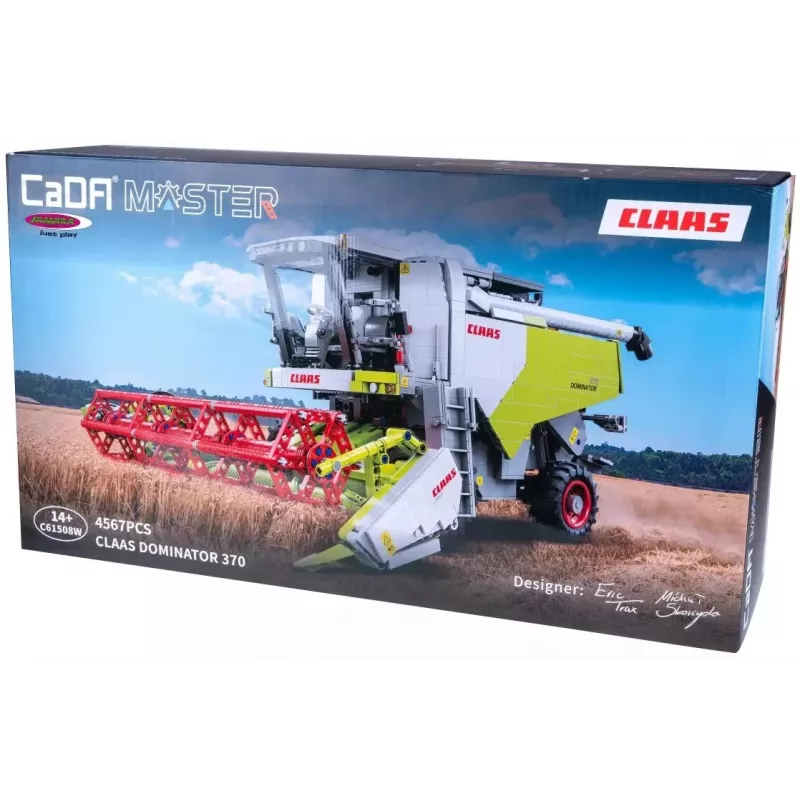 Jamara Claas Dominator 370 1:18 2,4GHz RC Building Block Vehicle (1000+ Teile) 14+