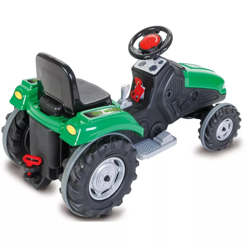 Jamara Aufsitztraktor Big Wheel 12V, Grün, 3+