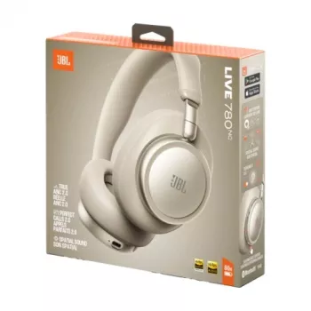 JBL Live 780NC Wireless Bluetooth-Kopfhörer, Champagne
