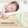 JISULIFE Handventilator 8 Plus 5000mAh USB-C wiederaufladbarer tragbarer Ventilator mit Powerbank und LED-Anzeige - Grün