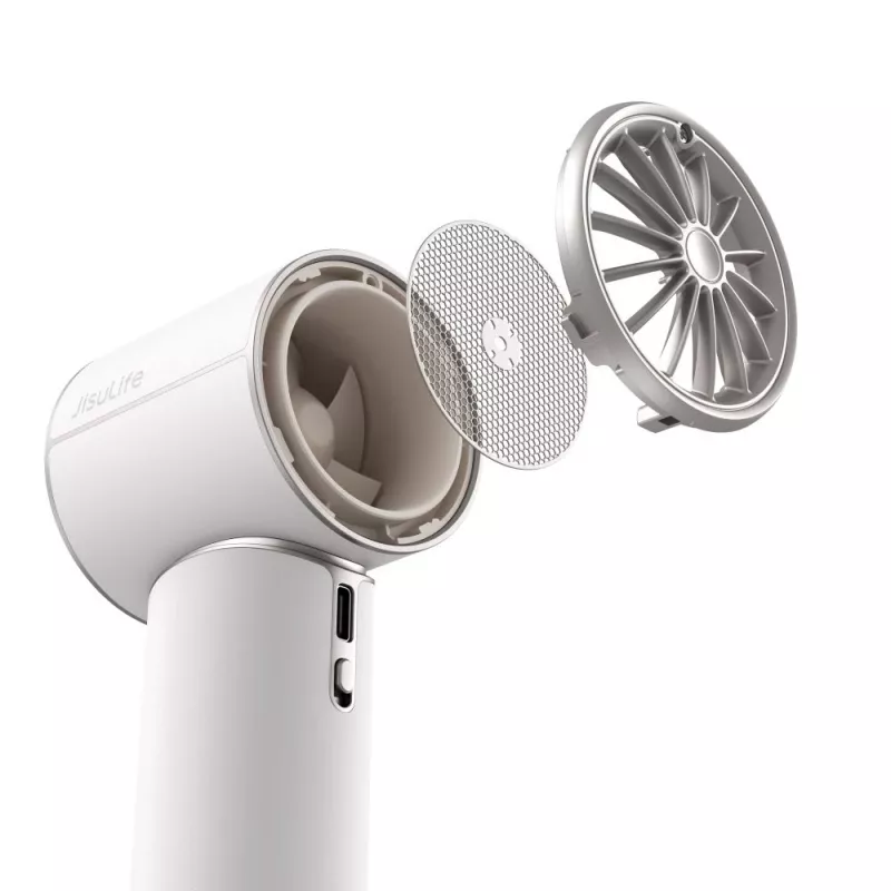 JISULIFE Handventilator Pro1 Mini 4250 mAh USB-C tragbarer Ventilator - Weiß