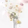 JISULIFE Handventilator Pro1 Mini 4250 mAh USB-C tragbarer Ventilator - Weiß