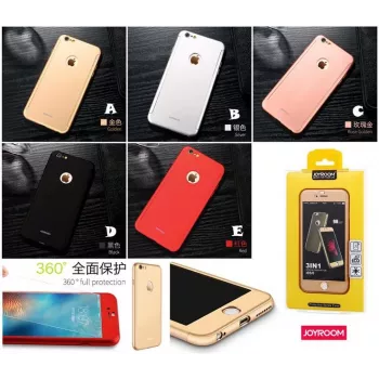 Joyroom Apple iPhone 7 Plus Kunststoffhülle 360° JR-BP208 Roségold