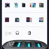 Joyroom JR-CCD03 Auto-Ladegerät mit Digitalanzeige, 3x USB-A, 17W, 3,4A, Schwarz