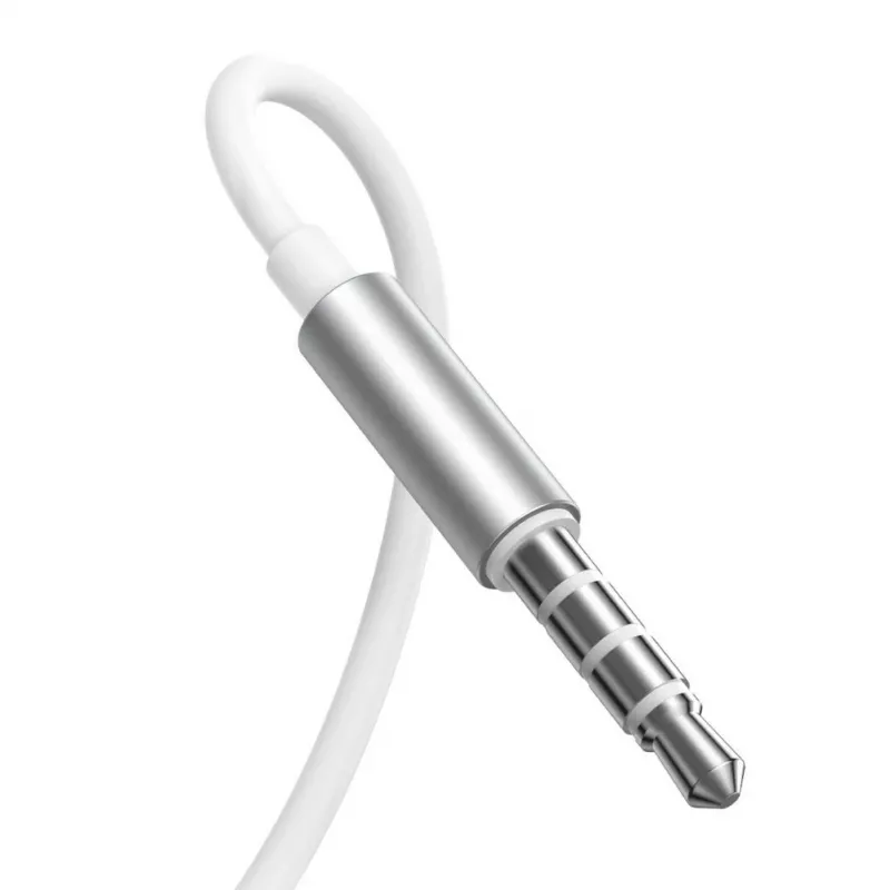 Joyroom Wired Series JR-EW03 In-Ear-Ohrhörer mit Fernbedienung und Mikrofon, 3,5 mm Klinke, Silber
