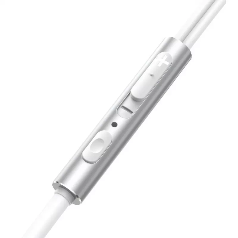 Joyroom Wired Series JR-EW03 In-Ear-Ohrhörer mit Fernbedienung und Mikrofon, 3,5 mm Klinke, Silber
