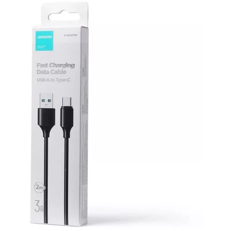 JOYROOM S-UC027A9 USB-A auf USB-C Kabel 2M Schwarz 3A Schnellladung & Datensynchronisation