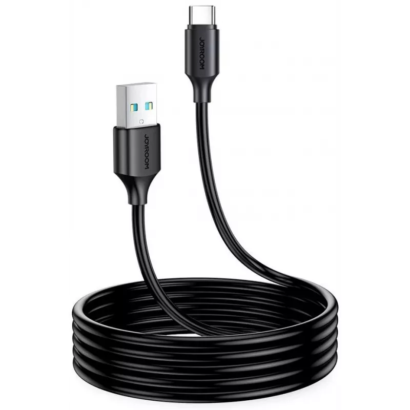 JOYROOM S-UC027A9 USB-A auf USB-C Kabel 2M Schwarz 3A Schnellladung & Datensynchronisation
