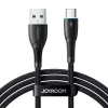 JOYROOM USB-A auf USB-C Kabel Starry Series, 480 Mbps, 3A, 1m, Schwarz (SA32-AC3)
