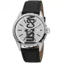 JUST CAVALLI MAN Armbanduhr JC1G082L0105 (42mm) mit blauem Zifferblatt und blauem Lederarmband