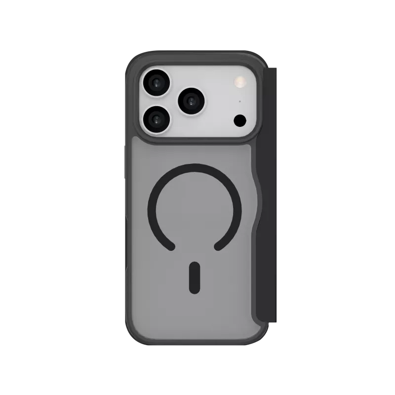 JUST MUST CHAMPION II FLIP CASE MAGSAFE für iPhone 17 Pro, Schwarz