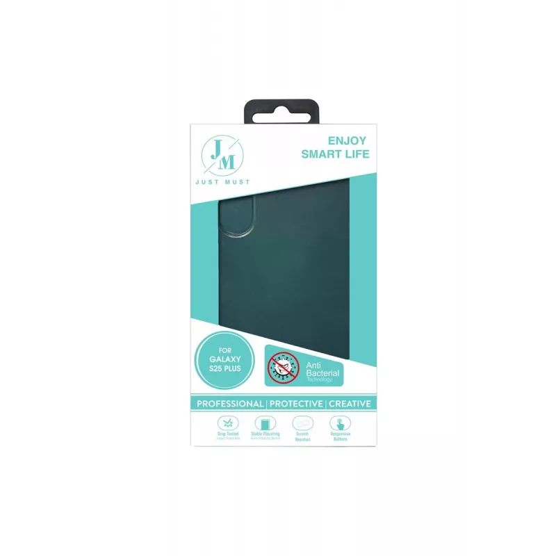 JUST MUST JM ANTI-BACTERIA TPU für Galaxy S25 Plus Clear