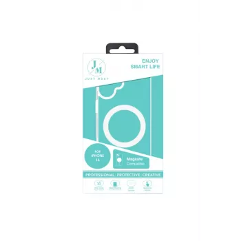 JUST MUST JM MAGSAFE CRYSTAL I für iPhone 16 Clear