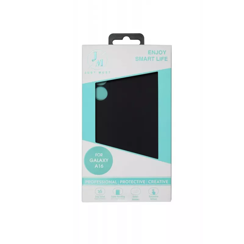 JUST MUST JM REGULAR DEFENSE SILICONE für Galaxy A16 Schwarz