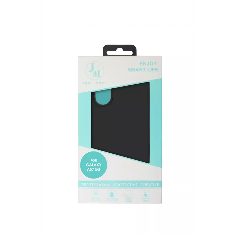 JUST MUST JM REGULAR DEFENSE SILICONE für Galaxy A57, Schwarz