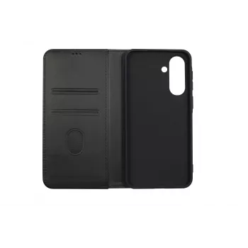 JUST MUST JM STAND FLIP CASE für Galaxy A37, Schwarz